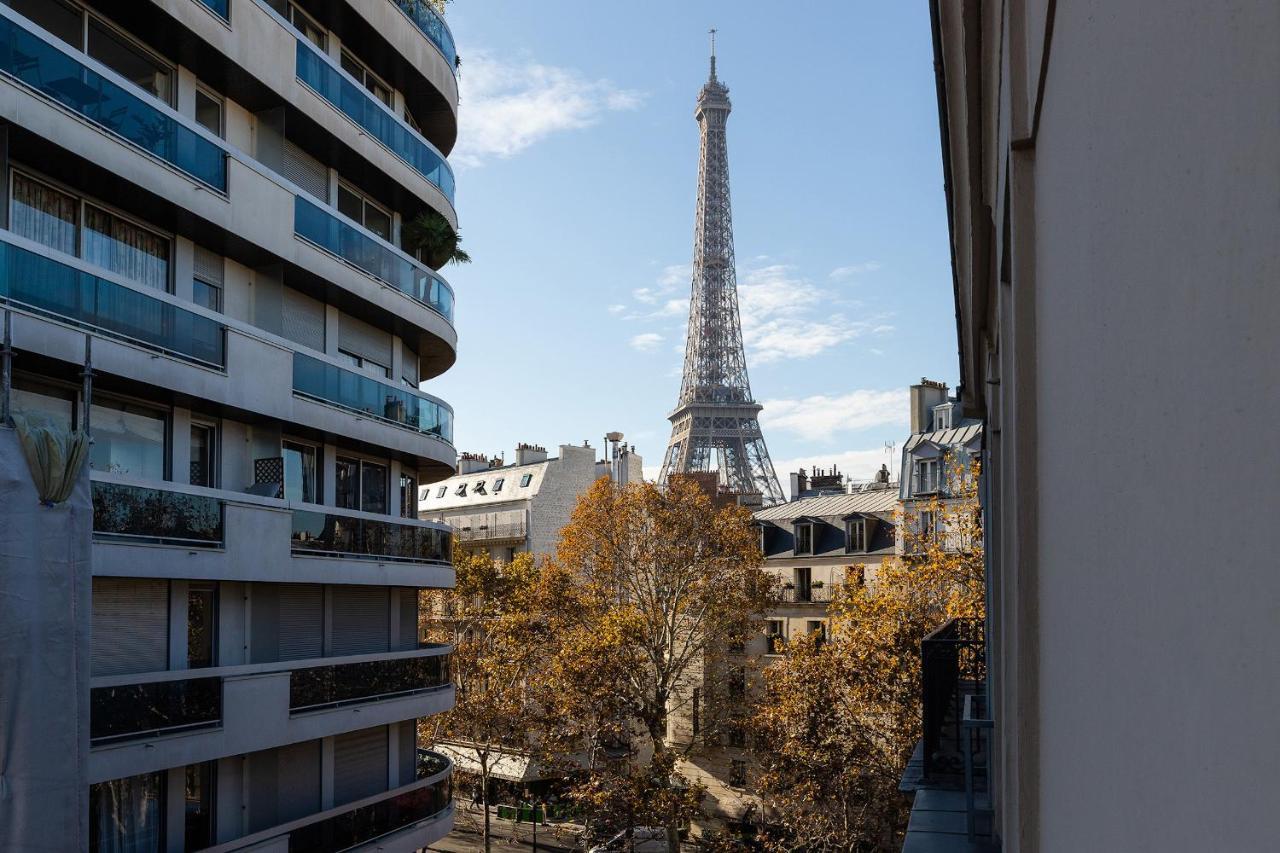 Central Paris - Eiffel Tower View Apartment - 30 Nuits Min Exterior foto